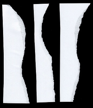 Minimalist Torn Paper Strips on Black Background HD phone wallpaper