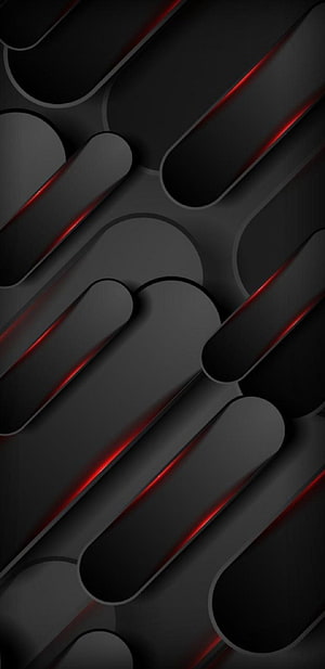 Dark Abstract Geometric Pattern with Red Diagonal Accents HD phone wallpaper