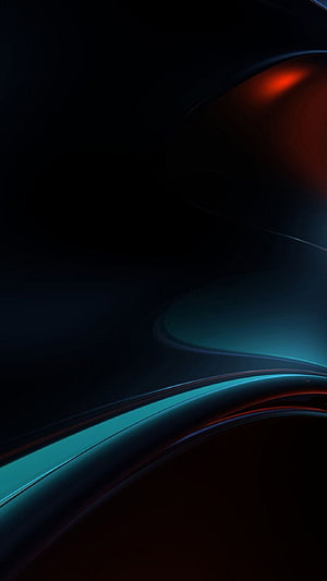 Sleek Dark Abstract Curves with Cyan and Red Neon Accents HD phone wallpaper