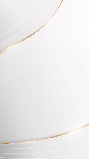 Minimalist White and Gold Abstract Curves with Soft Layered Depth HD phone wallpaper