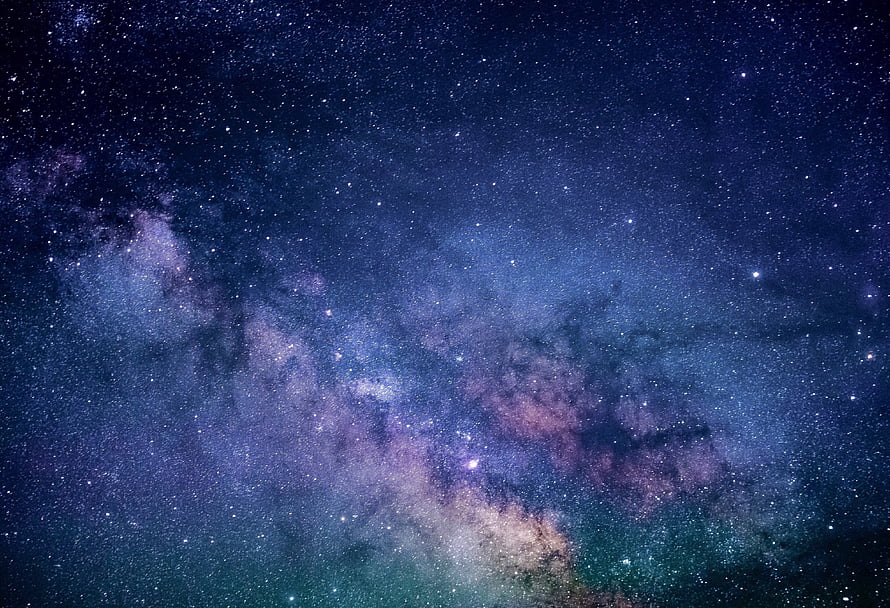 Milky Way Galaxy Core with Star Fields and Nebulae in Deep Space HD wallpaper