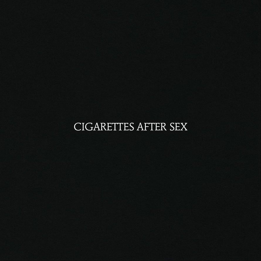 Cigarettes After Sex Minimalist Black Text Logo Wallpaper HD phone wallpaper