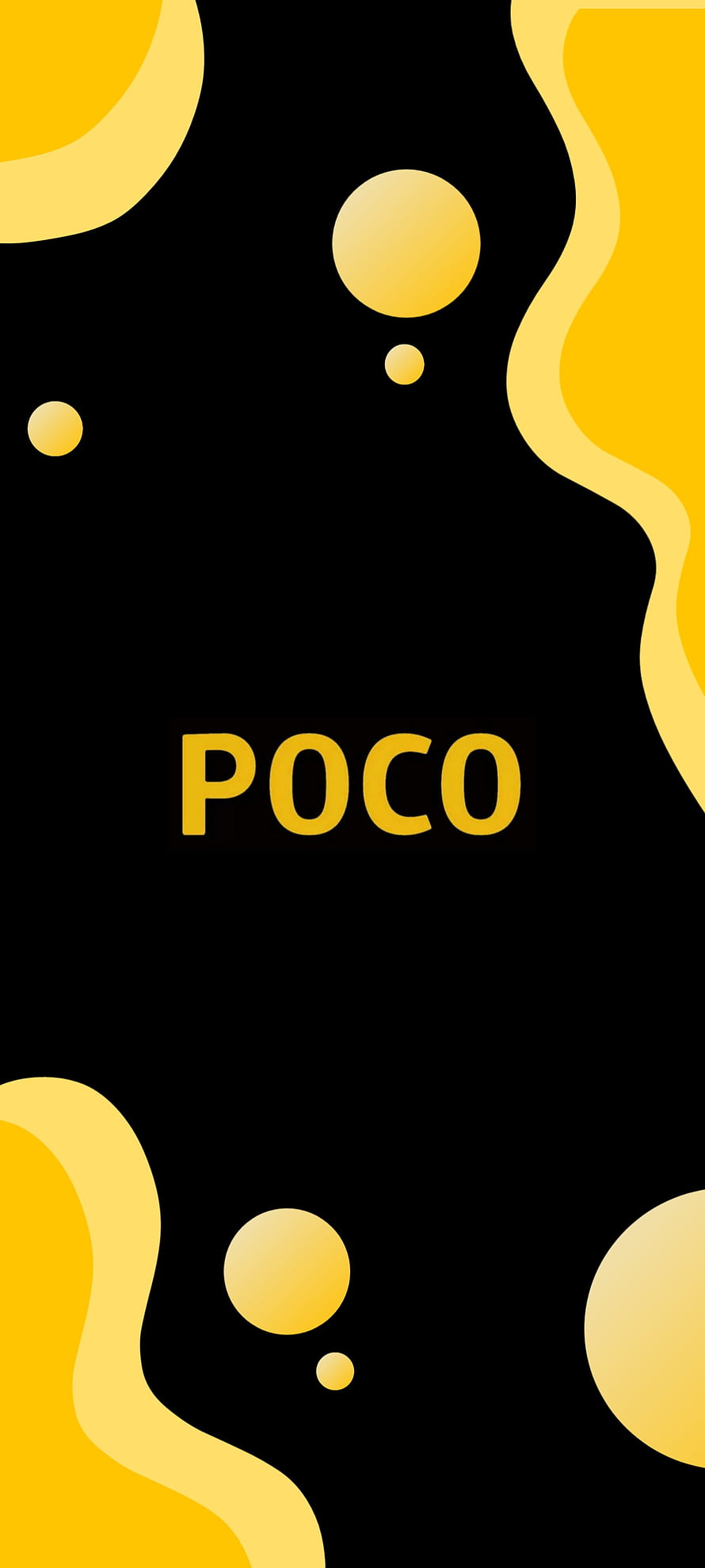 POCO Minimalist Black and Gold Abstract Geometric Phone Wallpaper HD phone wallpaper