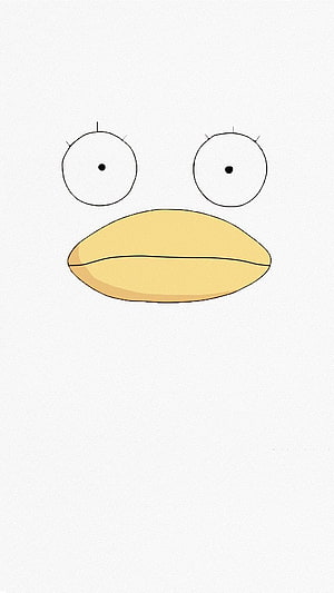 Elizabeth from Gintama Minimalist Cartoon Face Wallpaper HD phone wallpaper