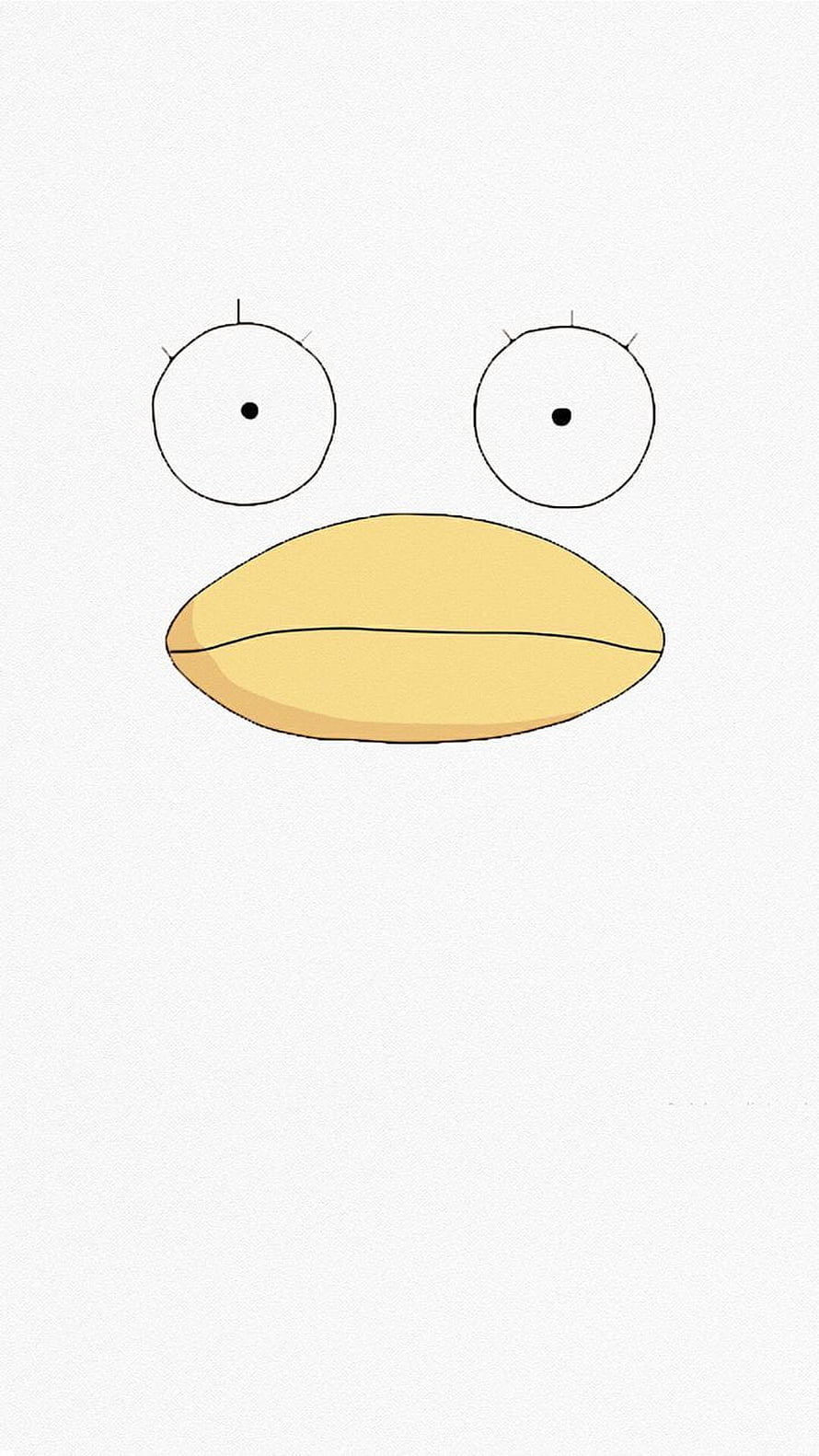 Elizabeth from Gintama Minimalist Cartoon Face Wallpaper HD phone wallpaper