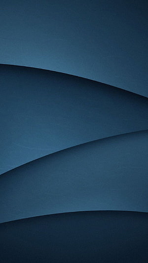 Dark Blue Abstract Wave Flow Minimalist Gradient Background HD phone wallpaper