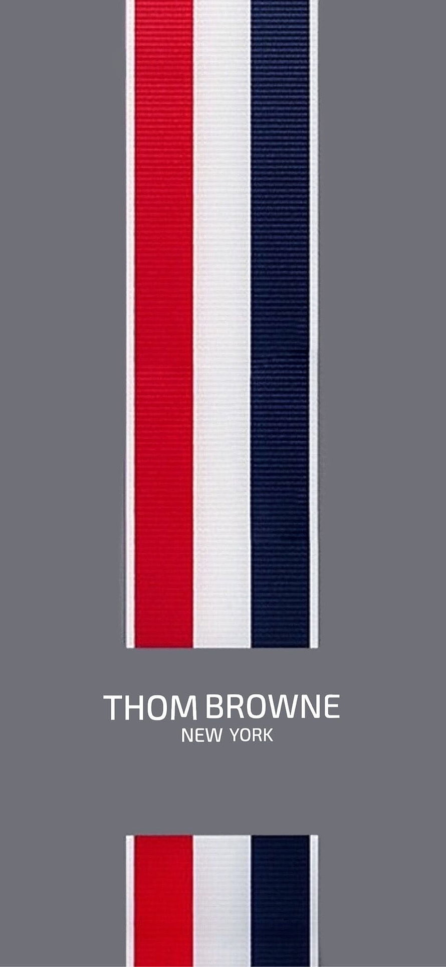 Thom Browne New York Red White and Blue Stripe Pattern Wallpaper HD phone wallpaper