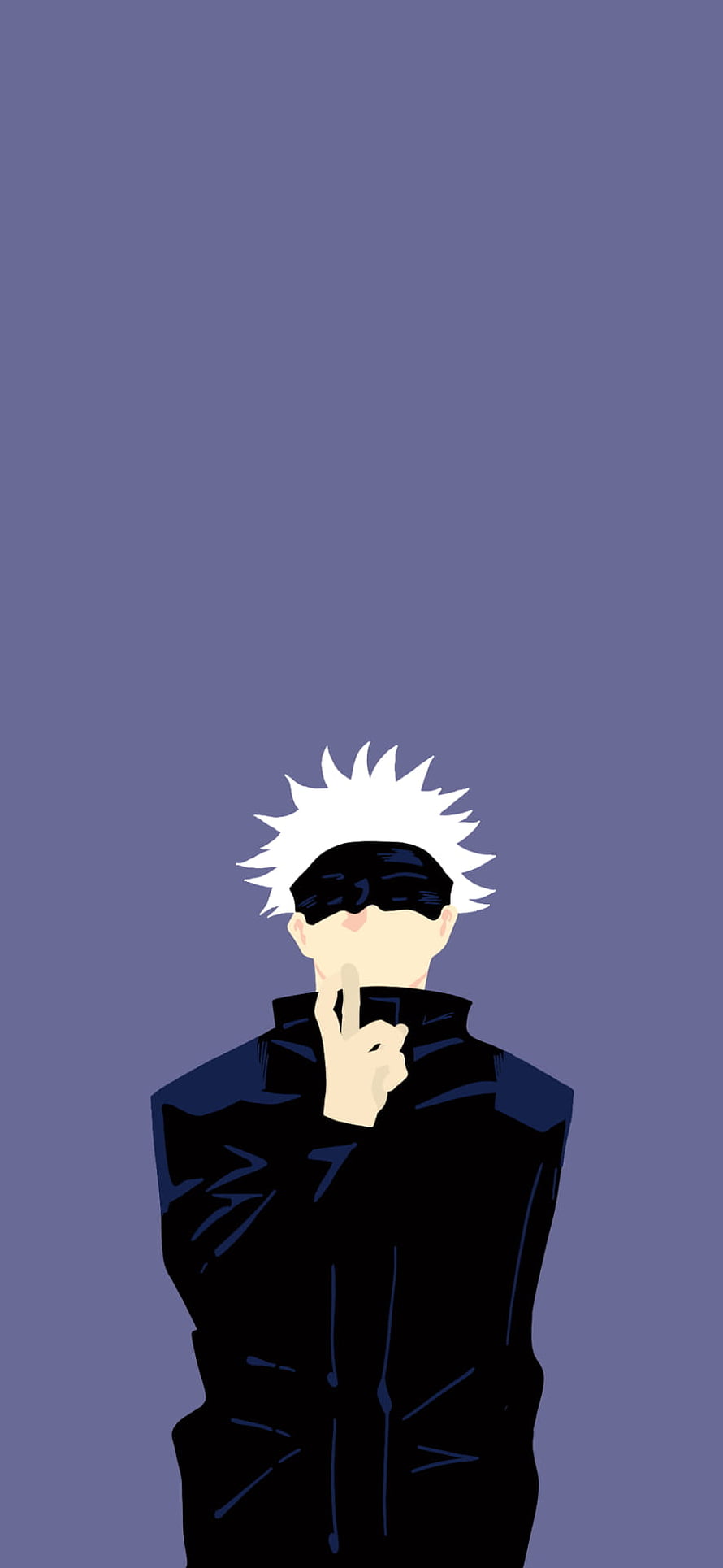 Gojo Satoru Minimalist Illustration from Jujutsu Kaisen Anime HD phone wallpaper