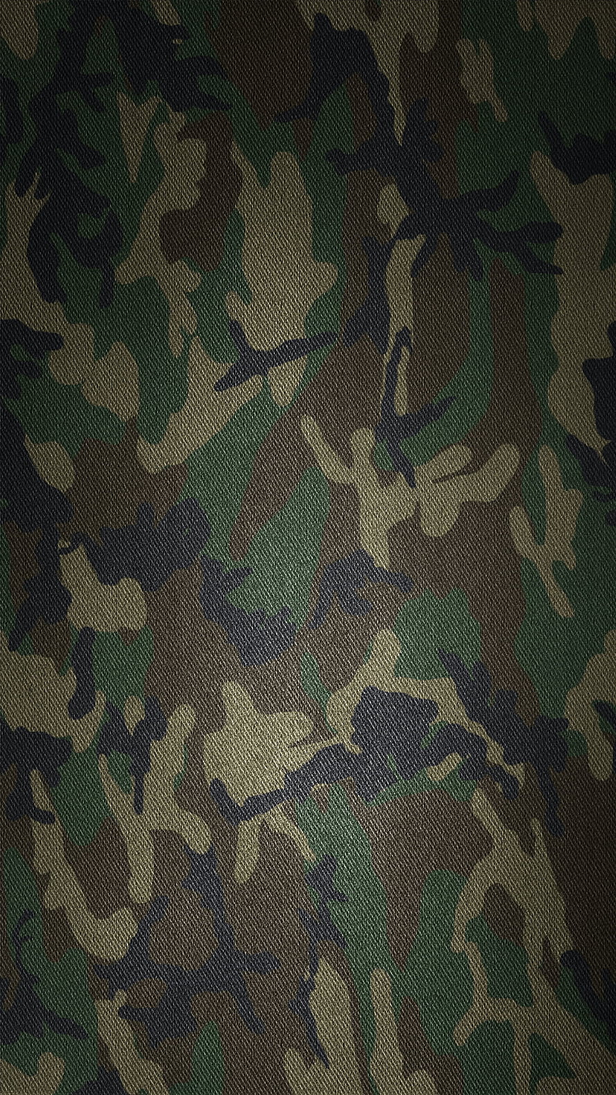 Military Woodland Camouflage Fabric Texture with Woven Green and Brown Pattern HD phone wallpaper
