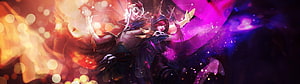 Rakan and Xayah League of Legends Fantasy Artwork with Fire and Magic Effects HD wallpaper