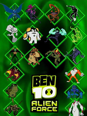 Ben 10 Alien Force Omnitrix Alien Roster Grid Poster HD phone wallpaper