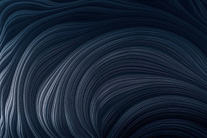 Dark Navy Abstract Flowing Lines with Swirling Spiral Motion and Smooth Gradient Waves HD wallpaper