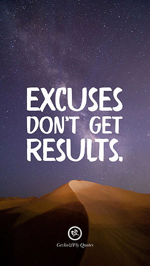 Desert Dunes Under Starry Night Sky With Motivational Quote HD phone wallpaper