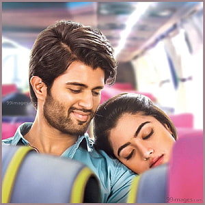 Romantic Bollywood Couple Sharing a Tender Moment on a Train Journey HD phone wallpaper
