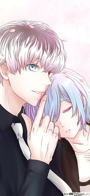 Tokyo Ghoul Re: Haise Sasaki and Ken Kaneki Intimate Anime Illustration HD phone wallpaper