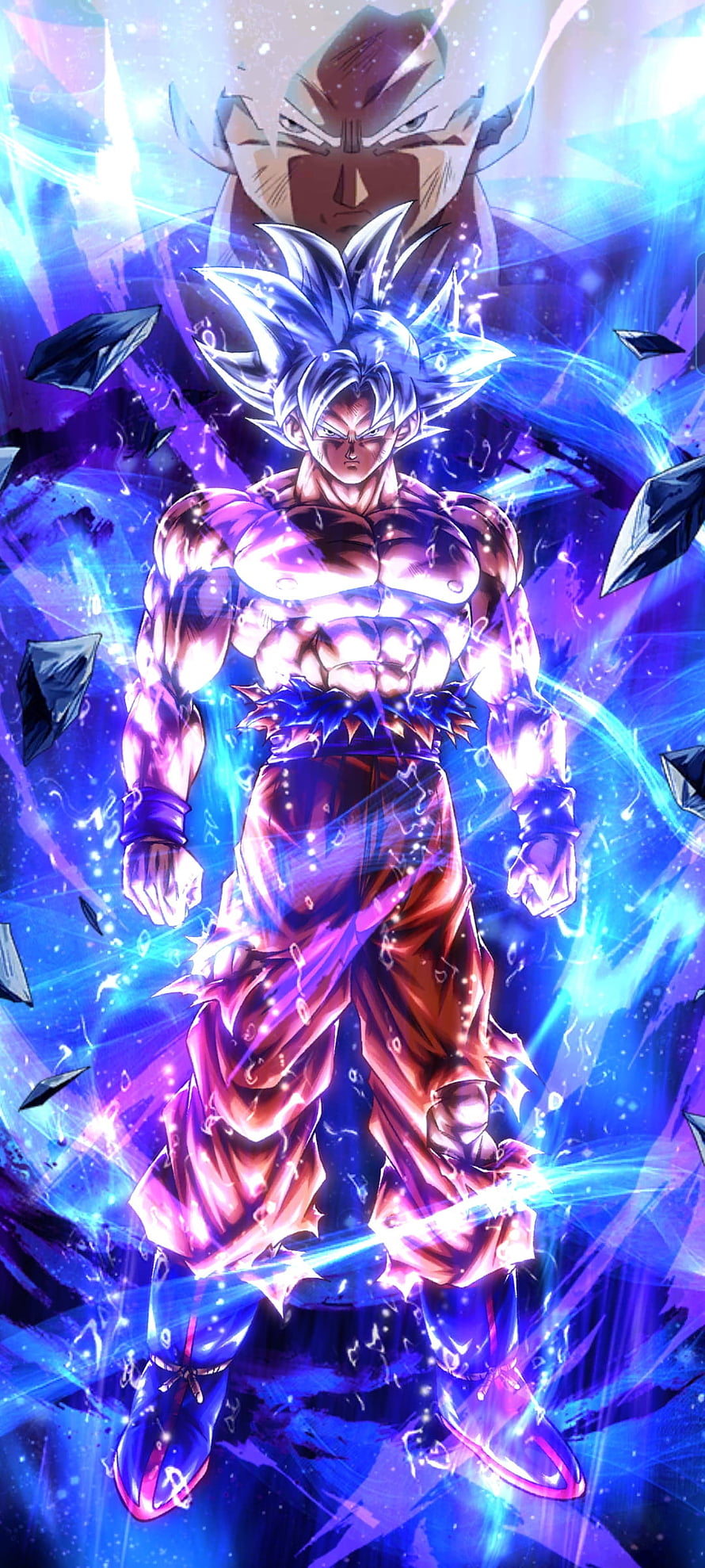 Goku Ultra Instinct Mastered Form Dragon Ball Super Anime Character Artwork HD phone wallpaper