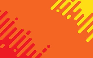 Vibrant Orange Abstract Geometric Pattern With Diagonal Lines And Dots HD wallpaper