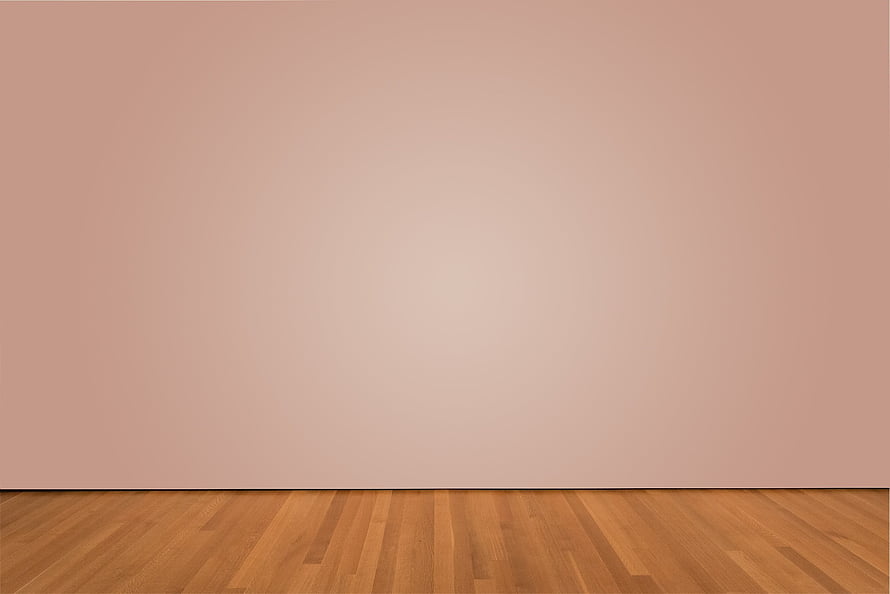 Minimalist Empty Room Interior With Warm Brown Wall And Polished Hardwood Floor HD wallpaper
