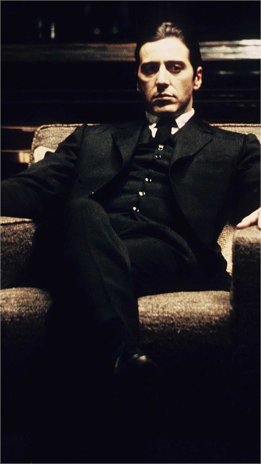 Al Pacino as Michael Corleone in The Godfather Classic Film Scene HD phone wallpaper
