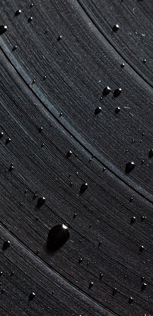Moody Black Wood Planks with Rain Droplets for Dark Aesthetic Desktop Background HD phone wallpaper