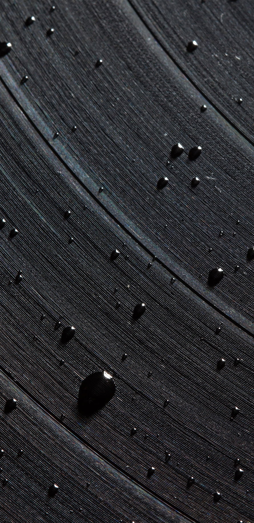 Moody Black Wood Planks with Rain Droplets for Dark Aesthetic Desktop Background HD phone wallpaper