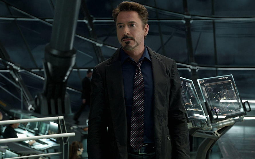 Tony Stark in Stark Tower Control Room from Iron Man 3 HD wallpaper