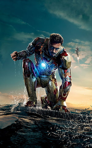 Iron Man Mark 85 Armor Emerging From Ocean Water With Glowing Arc Reactor, Iron Man Top Iron Man Background [] for your , Mobile & Tablet. Explore Iron Man . Iron Man , Iron Man, Iron Man Tablet HD phone wallpaper