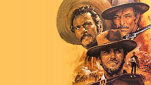 The Good, the Bad and the Ugly Classic Western Movie Poster Art HD wallpaper