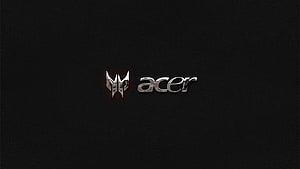 Acer Predator Gaming Logo on Dark Textured Background HD wallpaper
