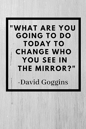 David Goggins Motivational Quote on Light Wood Background HD phone wallpaper