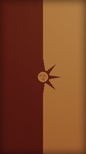 Dark Souls Praise The Sun Minimalist Split Screen Artwork HD phone wallpaper