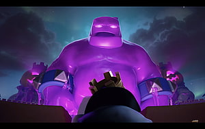 Clash Royale Golem Character Art by Brice Laville Saint Martin HD wallpaper