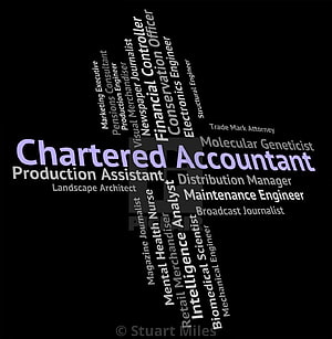 Chartered Accountant Career Word Cloud on Black Background HD phone wallpaper