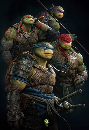 Teenage Mutant Ninja Turtles Concept Art by Raf Grassetti HD phone wallpaper