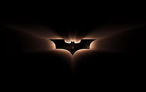 Glowing Batman Logo on Black Background with Dramatic Light Rays, awesome batman logo Batman Logo for 1920×1200 Batman Logo 40 Wallpa. Batman , batman , , Batman Sign HD wallpaper