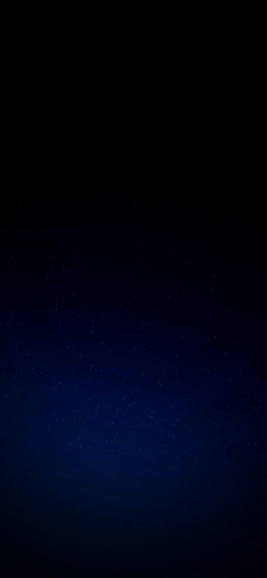 Minimalist Dark Blue Gradient Night Sky with Faint Stars HD phone wallpaper