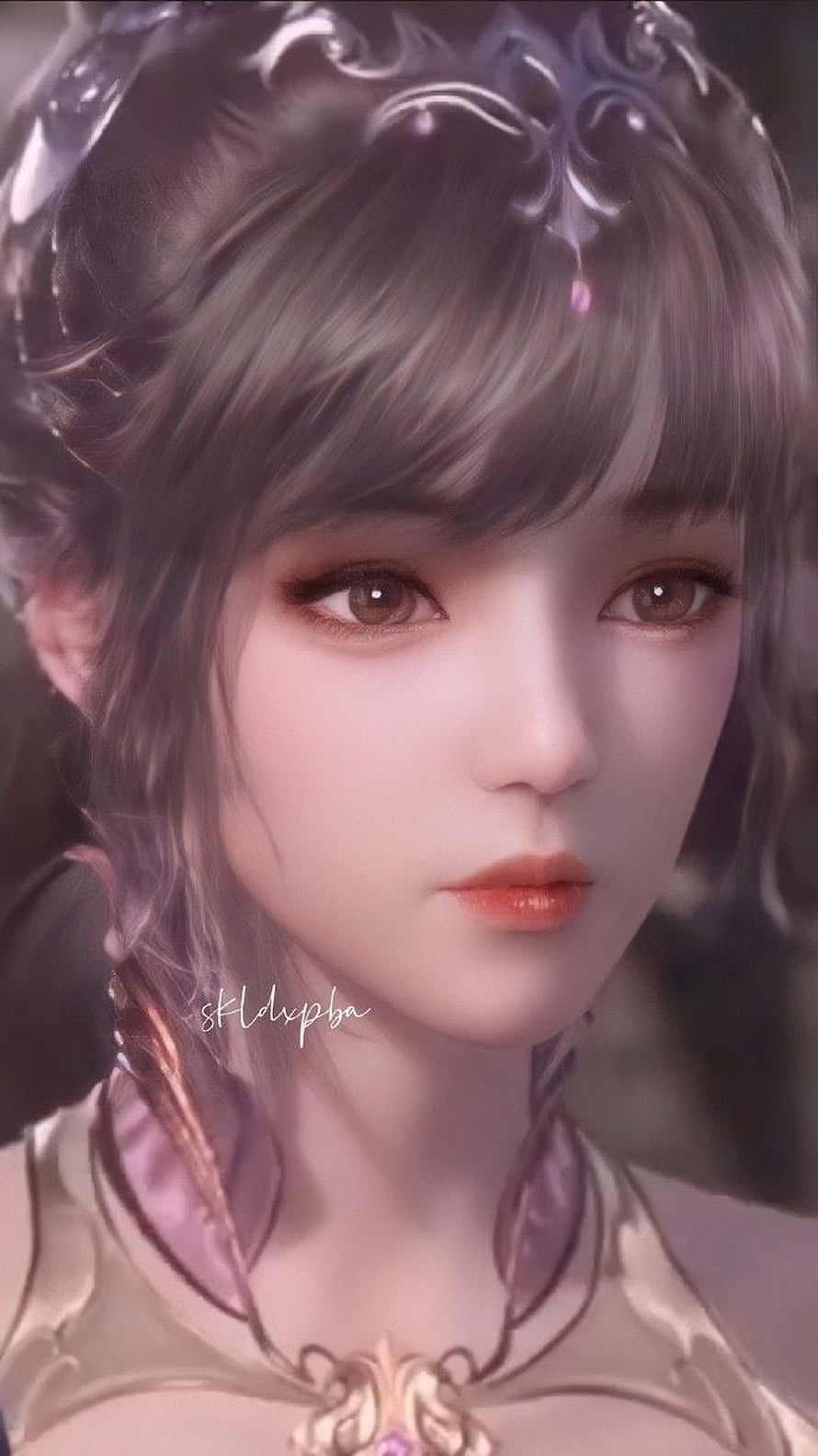 Xiao Wu Character Portrait From Tang San Fantasy Animation Series HD phone wallpaper