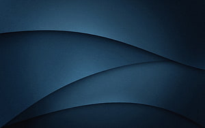 Dark Blue Abstract Wave Flow Minimalist Gradient Background HD wallpaper