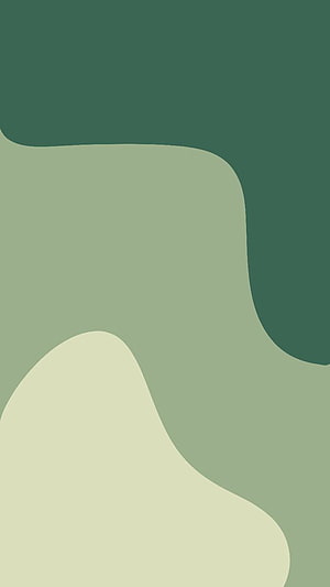 Sage Green Abstract Minimalist Wallpaper with Soft Organic Shapes HD phone wallpaper