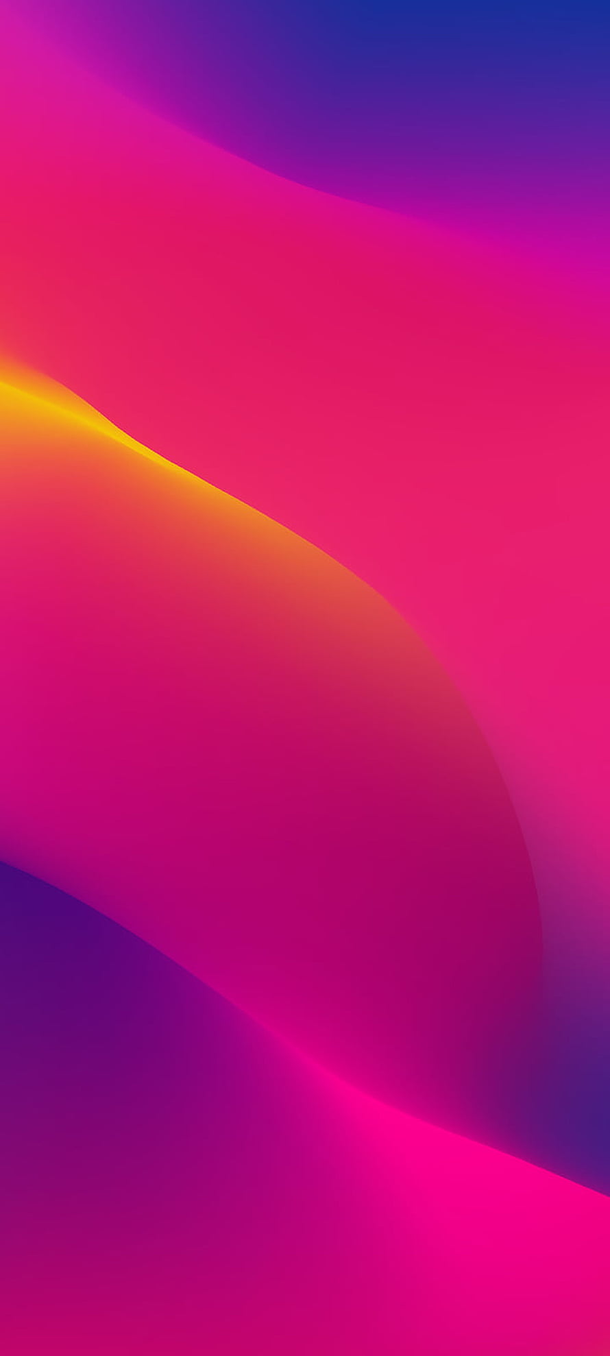 Vibrant Abstract Gradient Wallpaper With Flowing Magenta And Purple Waves HD phone wallpaper