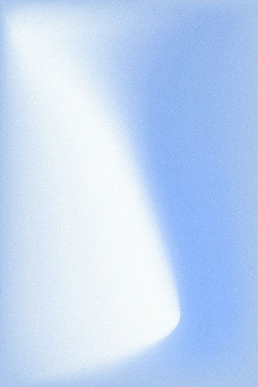 Soft Pastel Blue Gradient Blur with White Light Streak Minimalist Abstract Background HD phone wallpaper