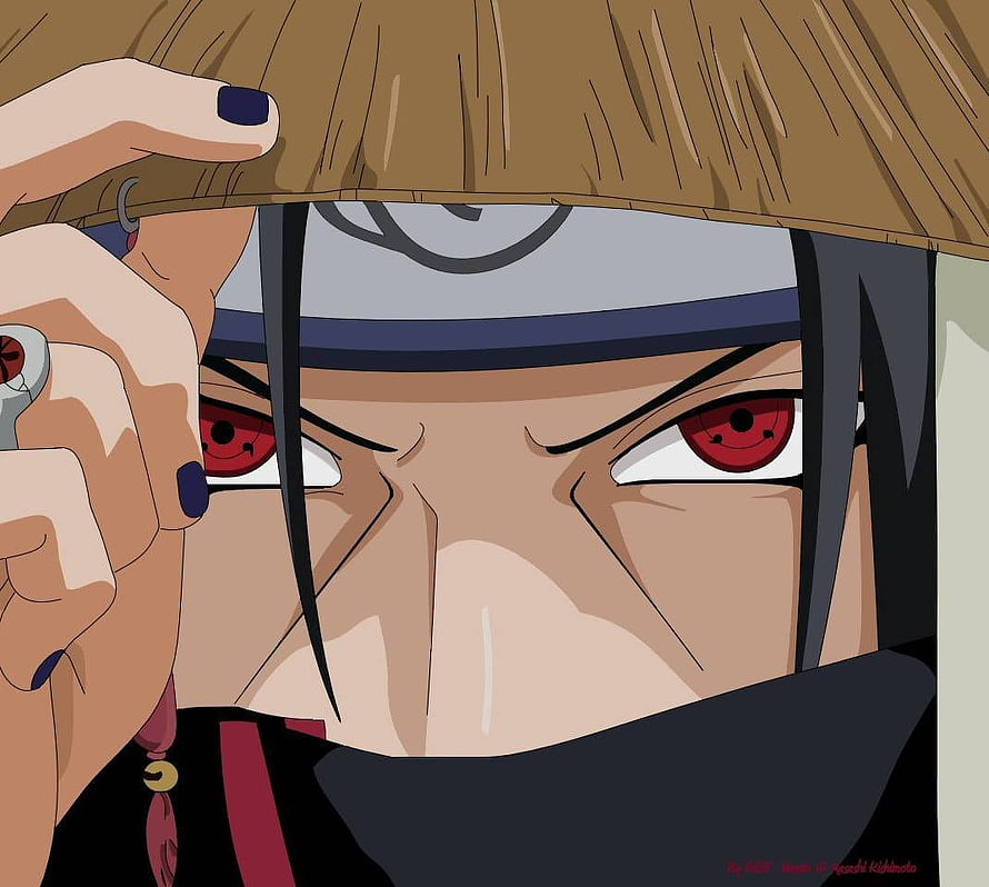 Uchiha Itachi Close-Up Portrait With Sharingan Eyes And Akatsuki Headband HD wallpaper