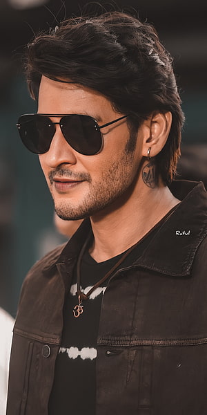 Mahesh Babu in Aviator Sunglasses and Dark Jacket HD phone wallpaper