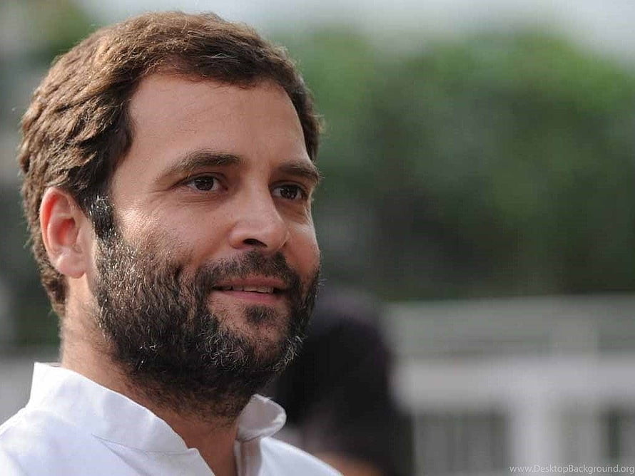 Rahul Gandhi Portrait in White Kurta with Soft Outdoor Background HD wallpaper