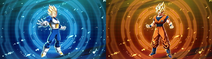 Dragon Ball Super Vegeta and Goku Super Saiyan Battle Artwork HD wallpaper