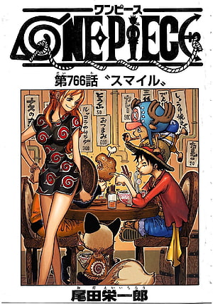 One Piece Chapter 766: Luffy, Nami, and Chopper Sharing a Meal in a Ramen Shop HD phone wallpaper