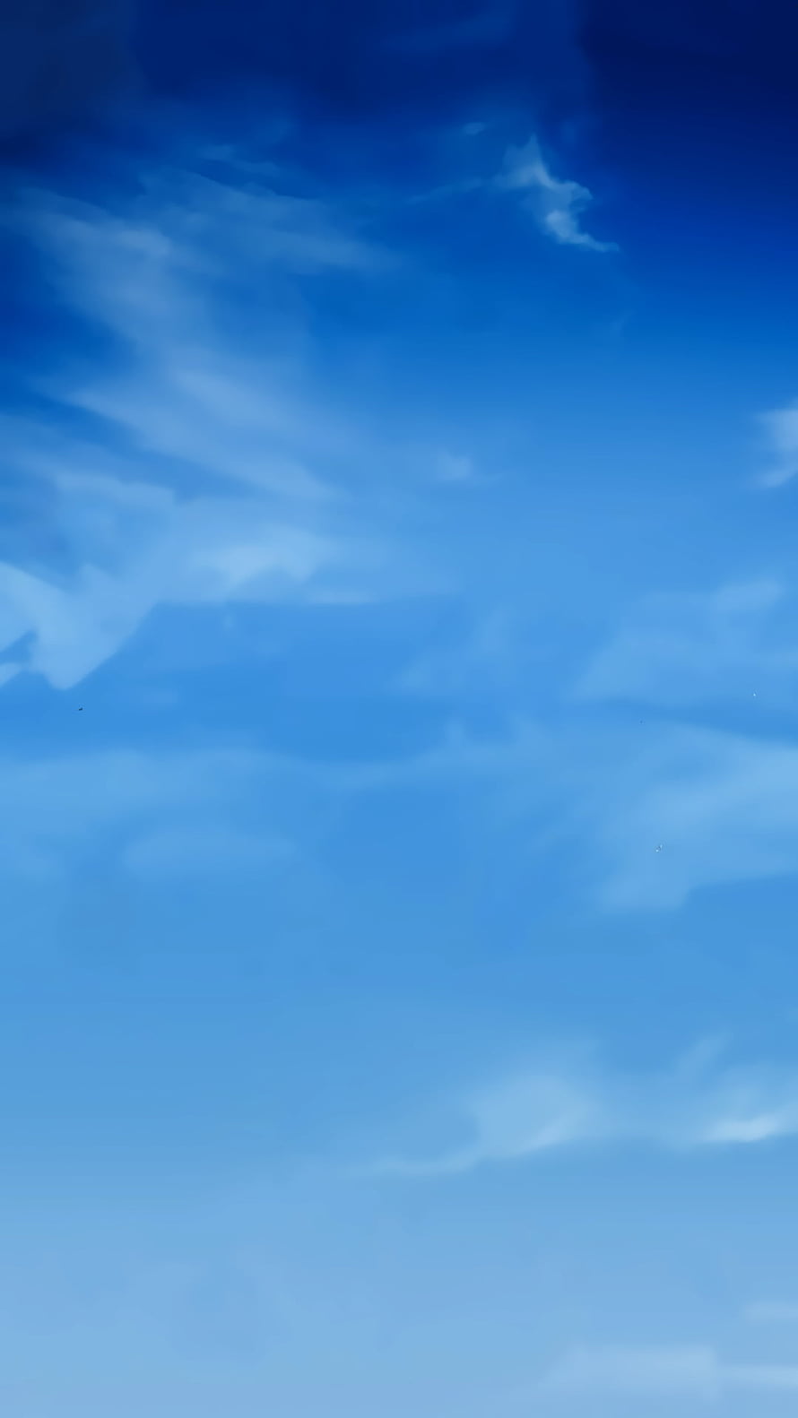 Serene Blue Sky with Wispy Cirrus Clouds and Soft Gradient Tones HD phone wallpaper