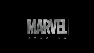 Monochrome Marvel Studios Logo on Black Background HD wallpaper