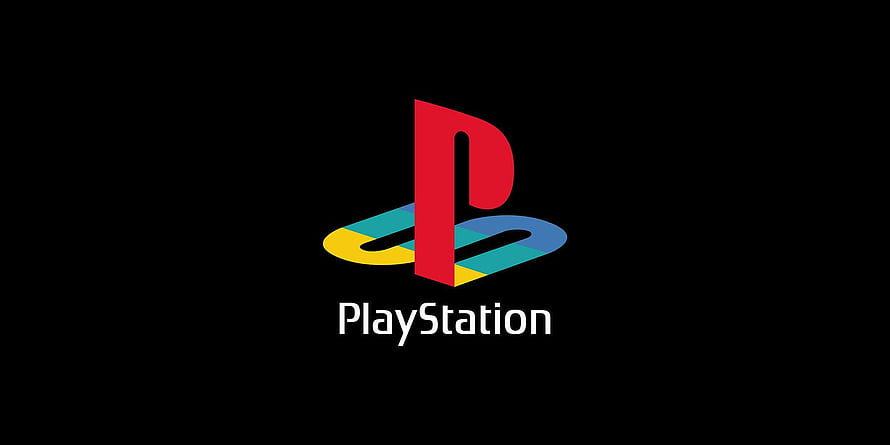 PlayStation Classic Logo on Black Background HD wallpaper