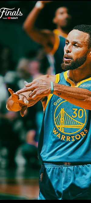 Stephen Curry in Golden State Warriors Jersey During NBA Finals HD phone wallpaper